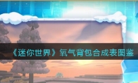 《迷你世界》攻略——氧气背包合成表图鉴