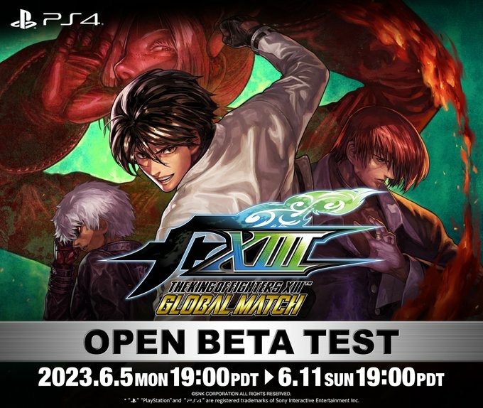 《拳皇13：全球大赛》PS4开放B测宣布6月6日上线
