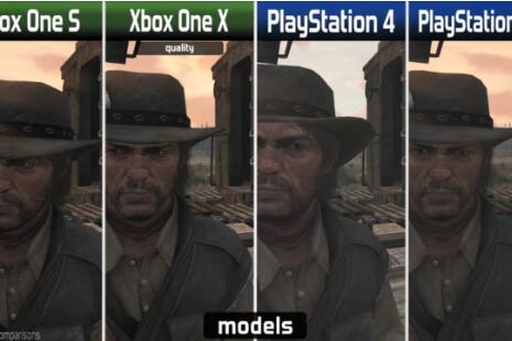 （最热）《荒野大镖客》PS3/PS4/X1S/X1X四平台移植画面对比