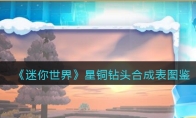 《迷你世界》攻略——星铜钻头合成表图鉴